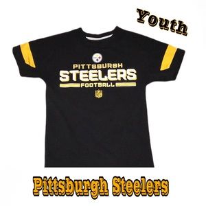 Pittsburgh‎ Steelers NFL Team Apparel Youth  Jersey, Size Small (8)